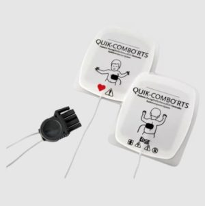 LIFEPAK Edge Pad Electrode Pediatric New 4x3-1/2" Conductive Adhesive Gel 1Pr