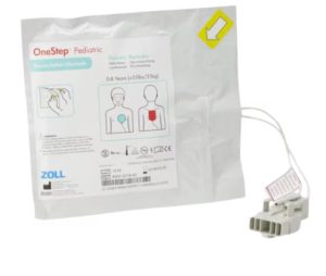 OneStep Resuscitation Electrode Pediatric/< 55lb/< 8 year New Solid Gel Ea