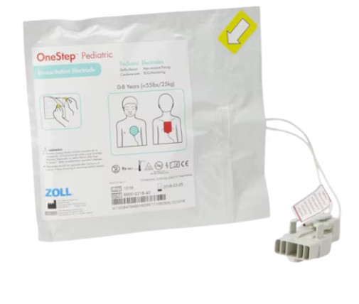 OneStep Resuscitation Electrode Pediatric/< 55lb/< 8 year New Solid Gel Ea