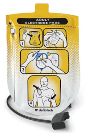 Defibrillation Pads Adult Replacement Ea